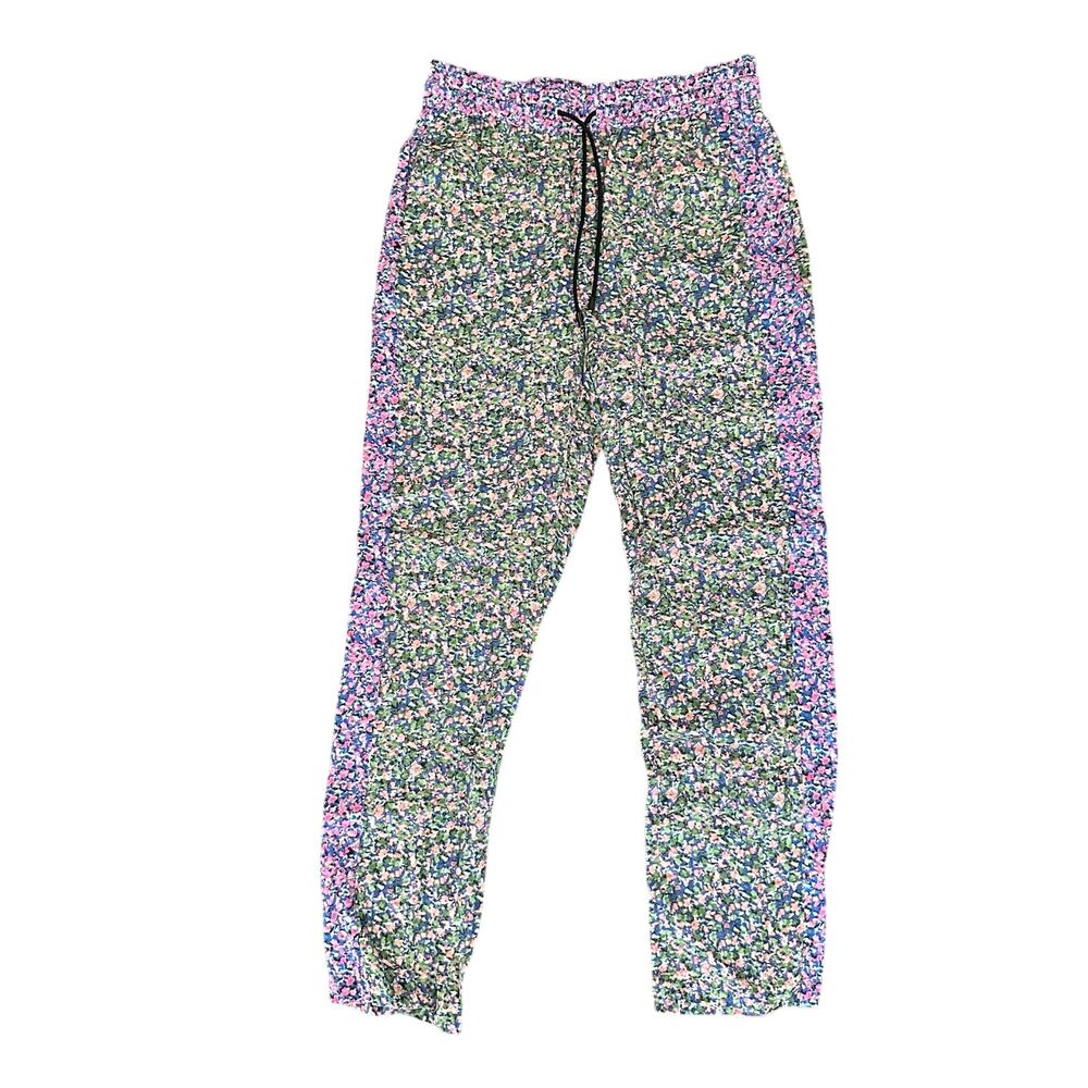 Scotch & Soda Nina Mid Rise Tapered Jogger Abstract Floral Print